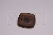 PLAQUE POUSSEE P.BOUTON "M" P.PLASTROM EPAISSEUR 3mm