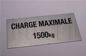 PLAQUE CHARGE MAXI 1500KG P.CROCHET