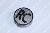 TOUCHE RONDE KSS SYMBOLE RC (noir sur fond gris) Niveau Principal