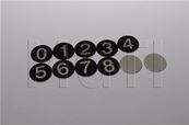"PASTILLE ALU ""O"" -> ""10"" (JEU)"