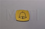 PASTILLE BOUTON "M" (CLOCHE)"