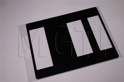 PLEXI (HxL=253x178 hxl=220x170) avec PICTO pour AFFICHEUR FOCUS AMBRE