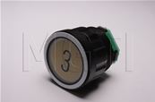 BOUTON D2 LUMINEUX VERT symbole 3