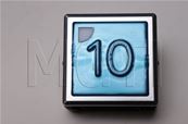 BOUTON "10" ASSEMBLE FOCUS HCC (lumineux bleu)