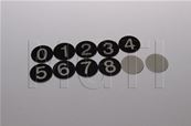 "PASTILLE ALU ""O"" -> ""10"" (JEU)"