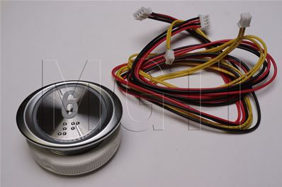 BOUTON MG540 LUM BLEU 24V SYMBOLE 6
