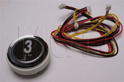 BOUTON MG530 LUM ROUGE 24V SYMBOLE 3 > FIN DE STOCK