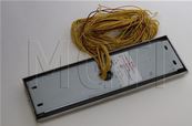 AFF LCD BINAIRE SUR PLASTRON HORIZONTAL H=100 L=300